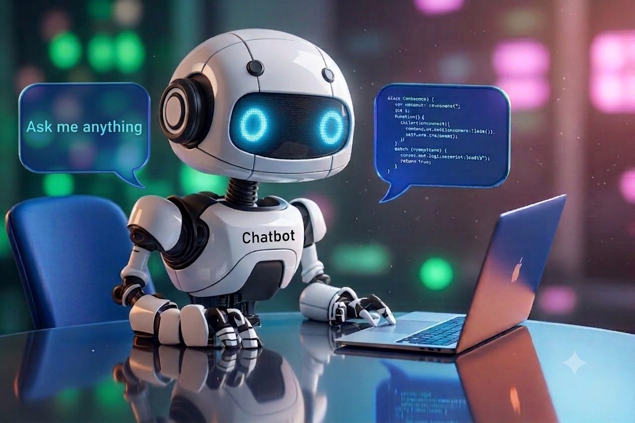 Engineer building an AI chatbot against real code and data