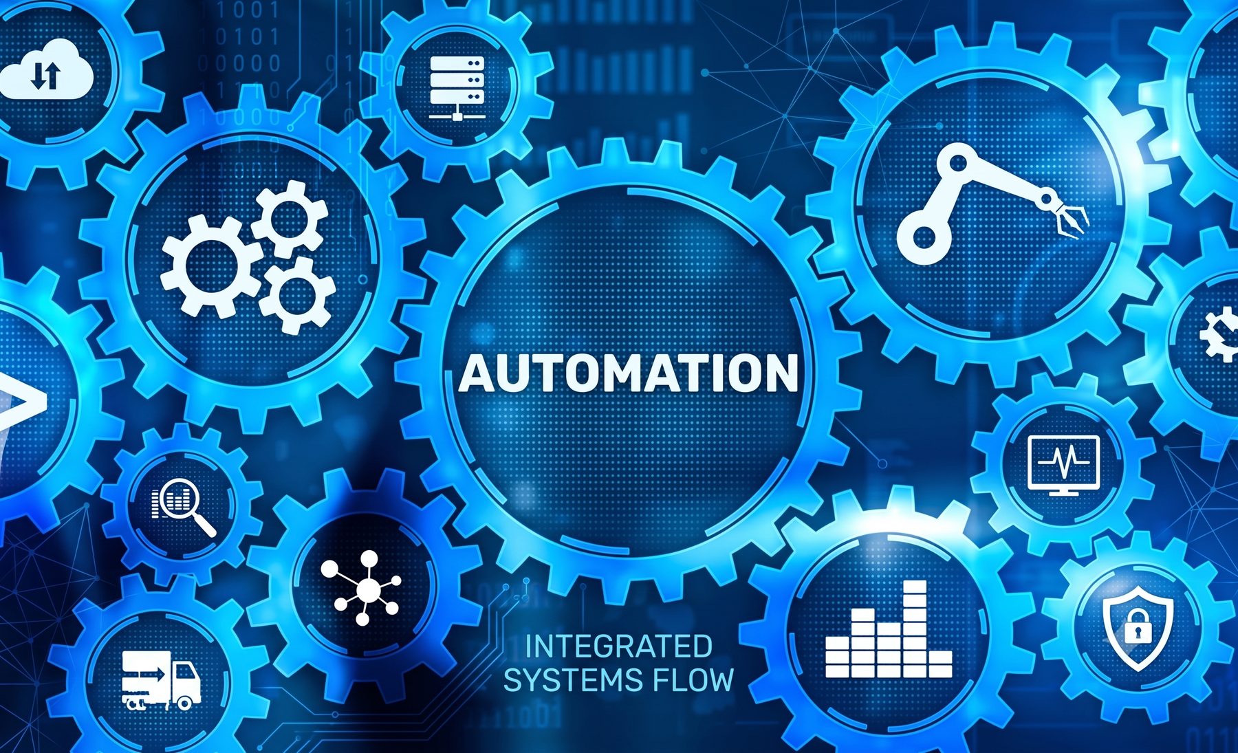 Automation and integrated systems flow illustration