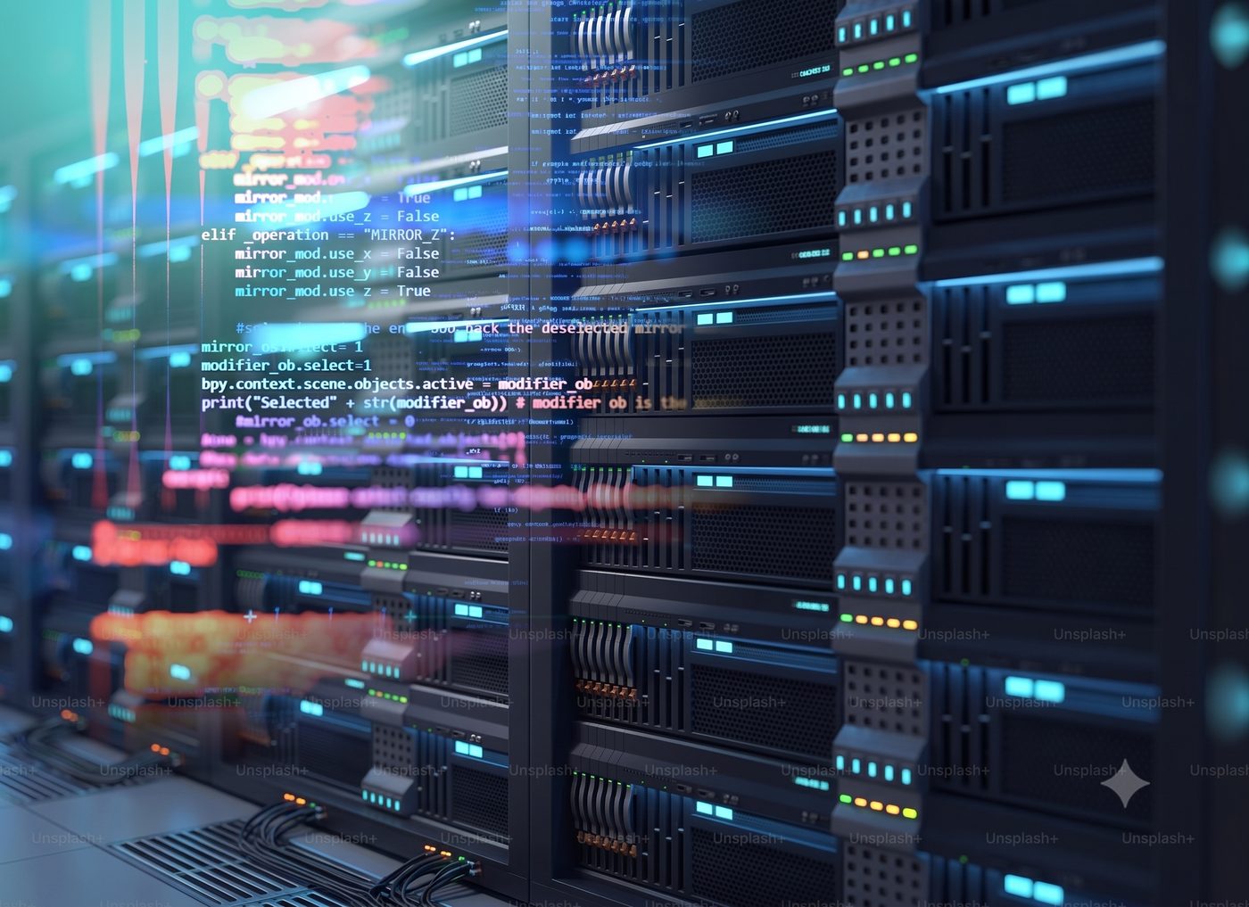 Data server infrastructure powering automations